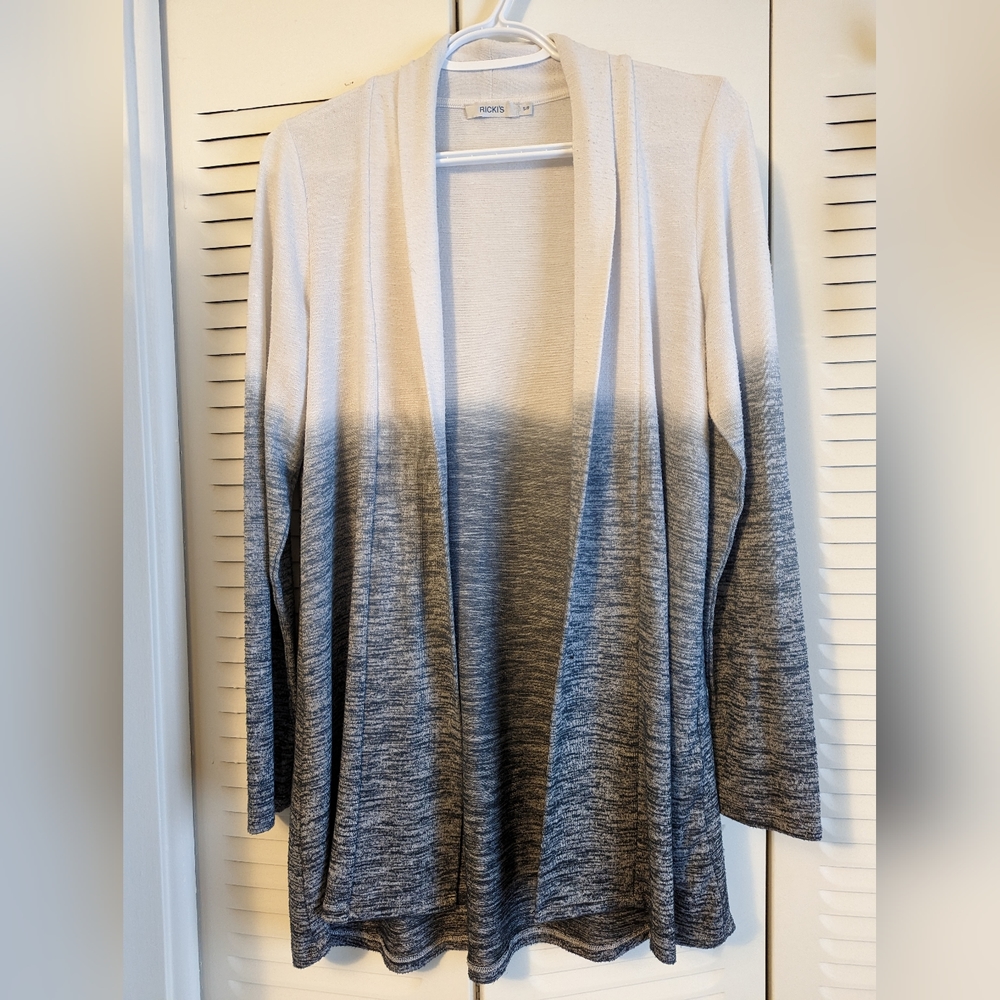 Two-tone Ricki's cardigan
